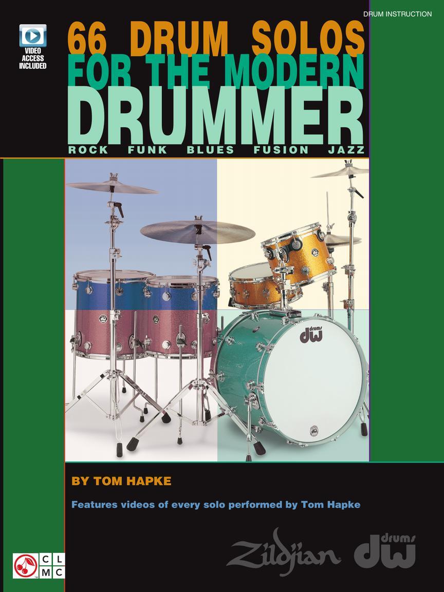 Cover: 884088546991 | 66 Drum Solos for the Modern Drummer | Tom Hapke | Percussion | 2010