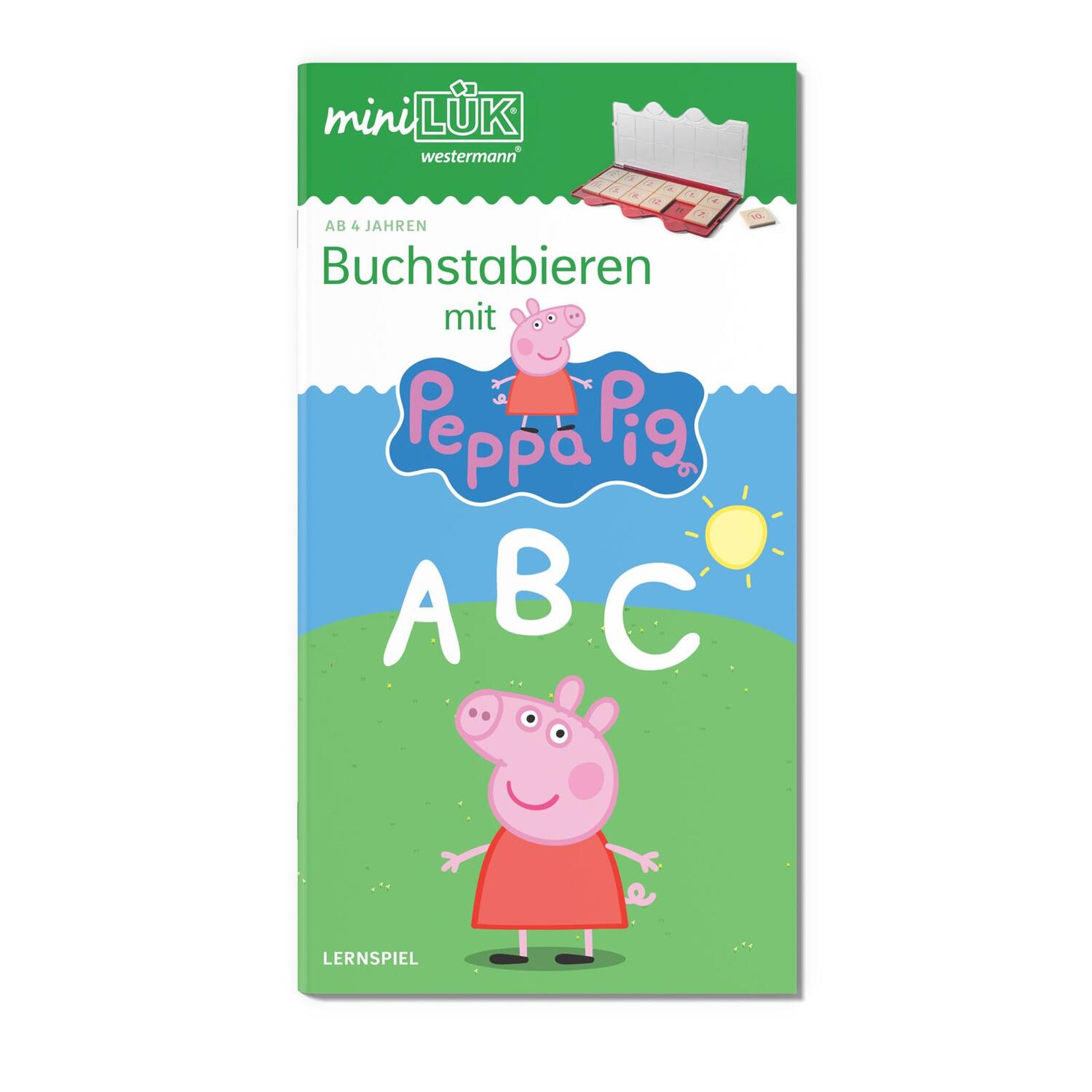 Cover: 9783072448017 | miniLÜK. Kindergarten/Vorschule Buchstabieren mit Peppa Pig | 24 S.