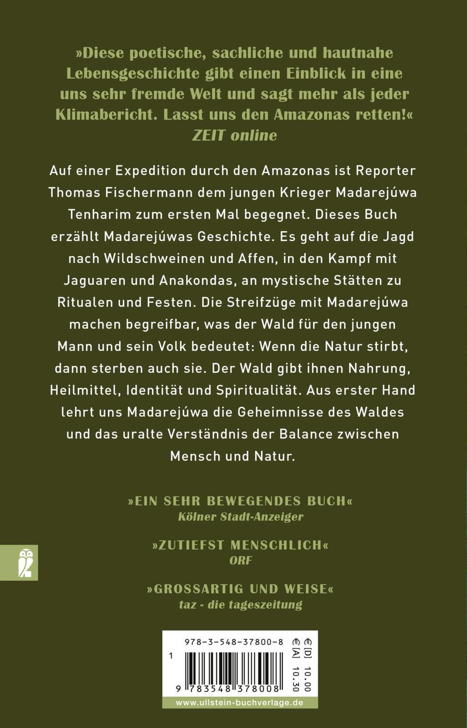 Rückseite: 9783548378008 | Der letzte Herr des Waldes | Thomas Fischermann (u. a.) | Taschenbuch