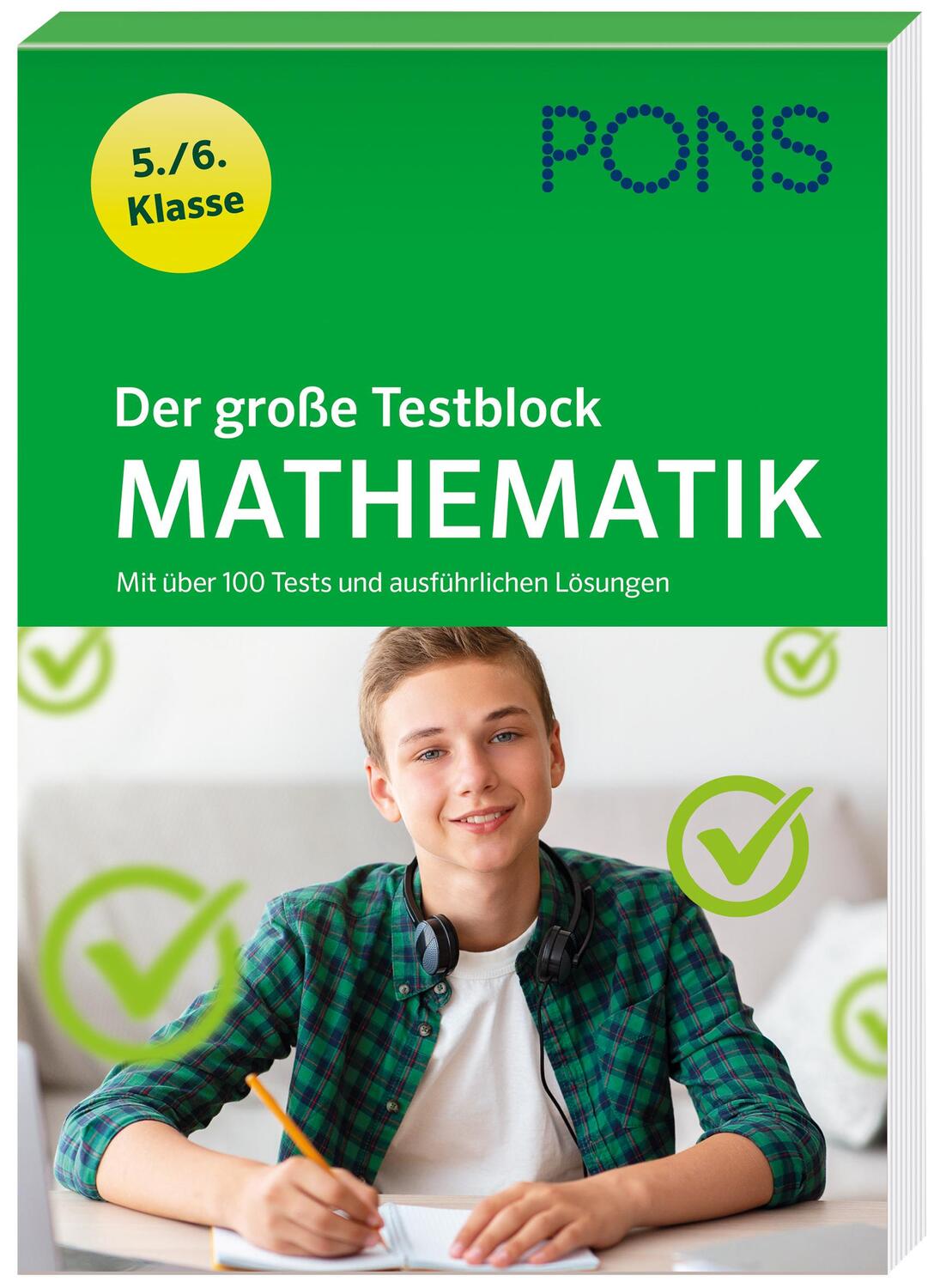 Cover: 9783125626027 | PONS Der große Testblock Mathematik 5./6. Klasse | Taschenbuch | 2024