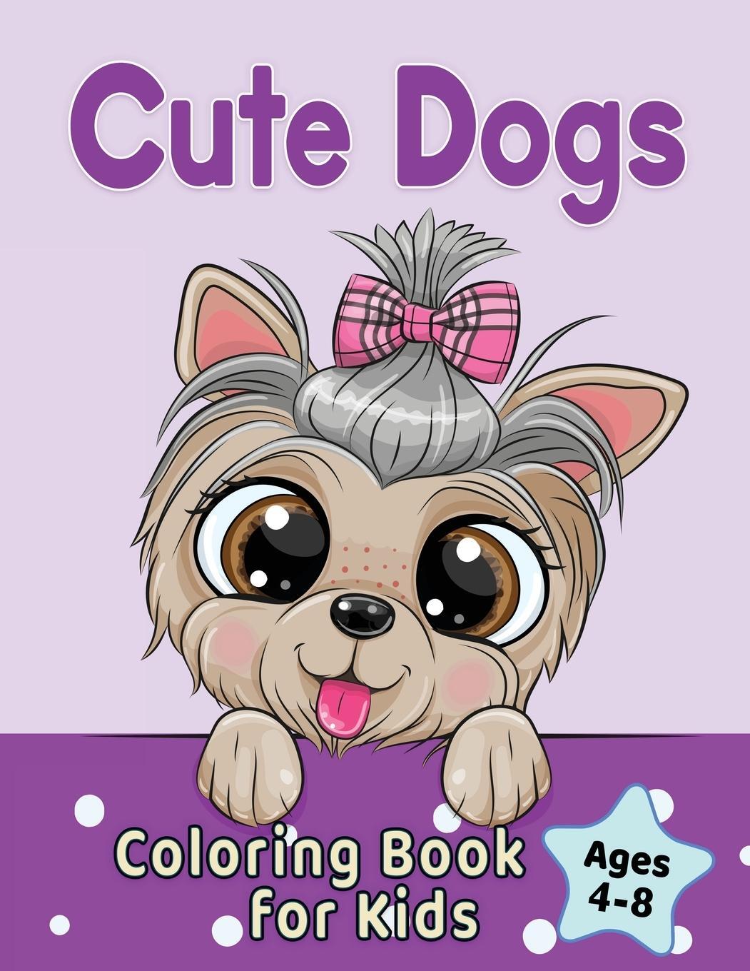 Cover: 9781955421263 | Cute Dogs Coloring Book for Kids Ages 4-8 | Golden Age Press | Buch
