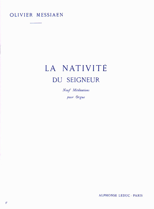Cover: 9790046192715 | La Nativite du Seigneur Vol. 3 | Olivier Messiaen | Buch