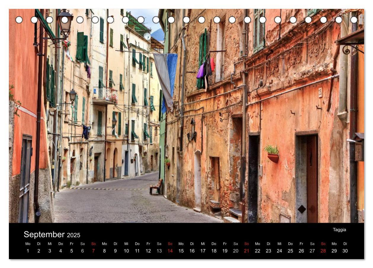 Bild: 9783435825844 | Ligurien - die italienische Riviera (Tischkalender 2025 DIN A5...