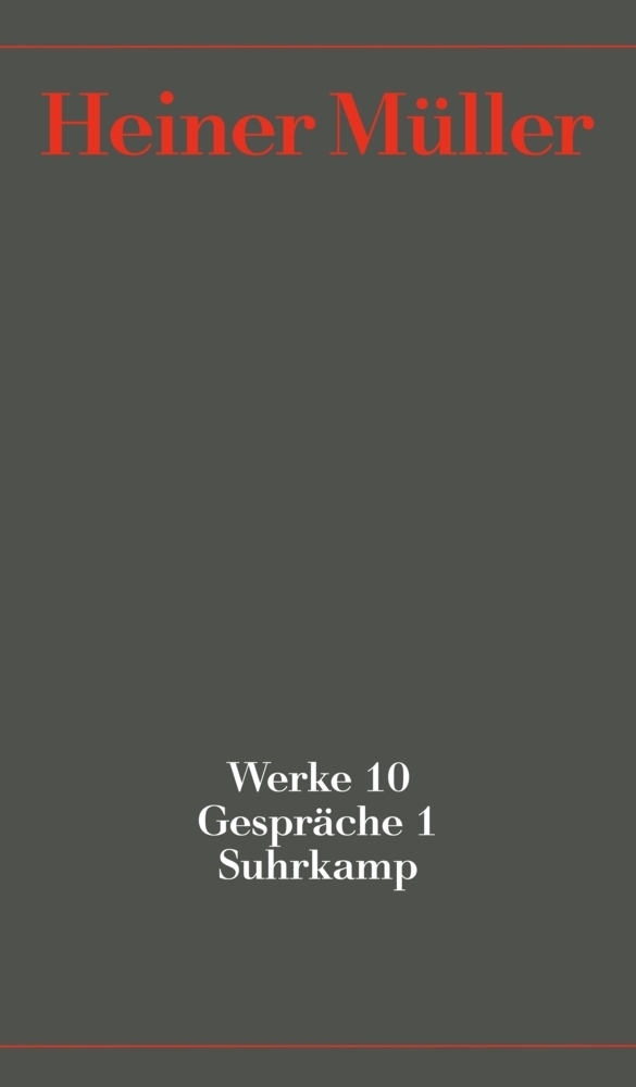 Cover: 9783518420409 | Gespräche. Bd.1 | 1965-1987 | Heiner Müller | Buch | 2008 | Suhrkamp