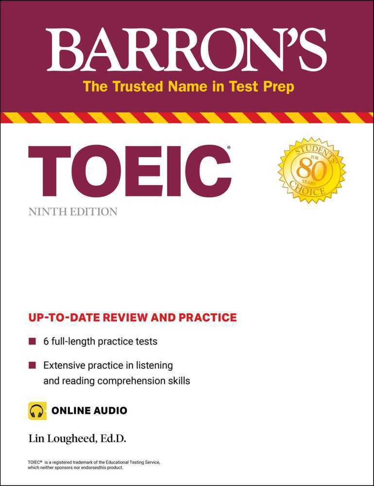 Cover: 9781506273426 | TOEIC (with online audio) | Ph.D. Lin Lougheed | Taschenbuch | 2021