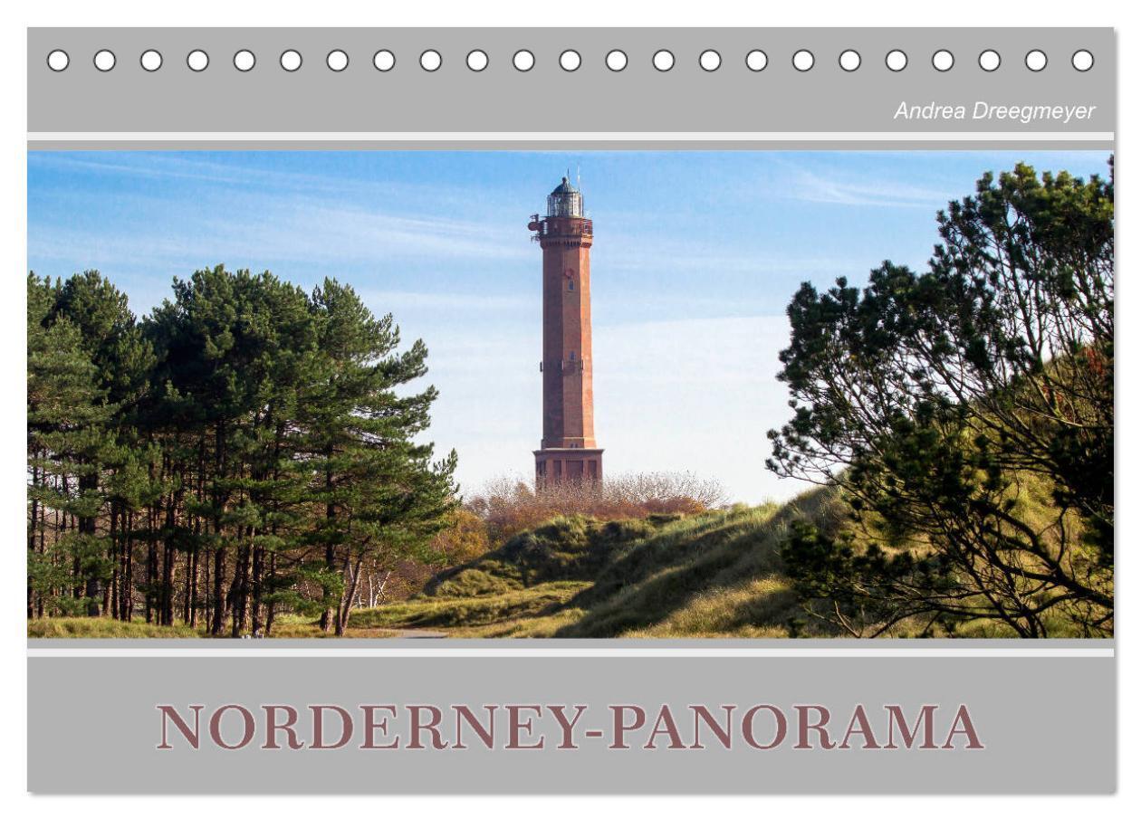 Cover: 9783435408368 | Norderney-Panorama (Tischkalender 2025 DIN A5 quer), CALVENDO...