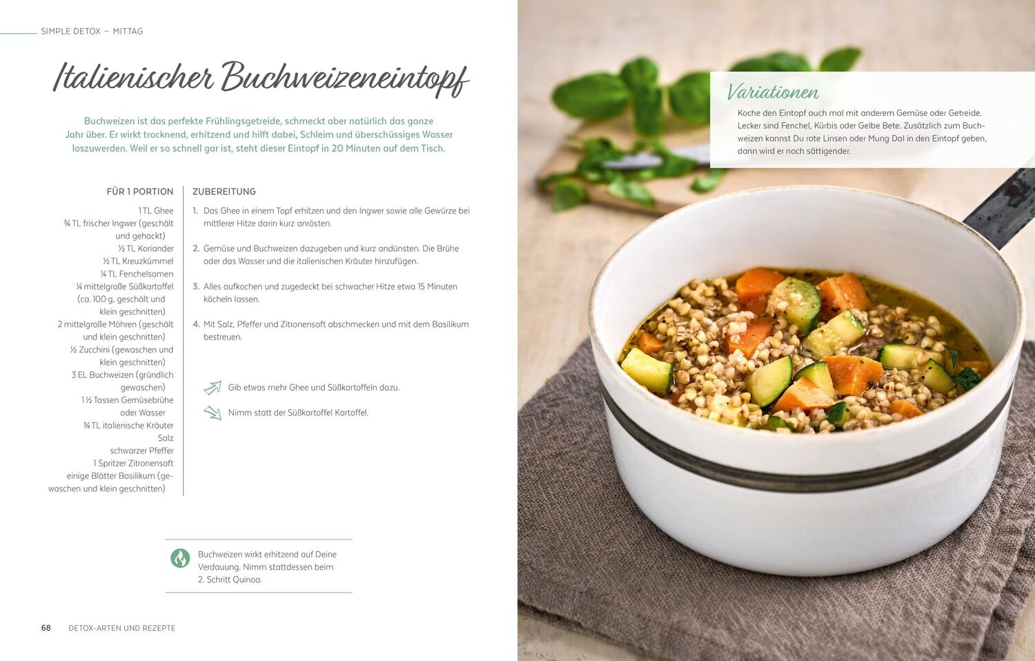 Bild: 9783965842090 | Easy Detox mit Ayurveda | Dana Schwandt (u. a.) | Buch | 176 S. | 2022