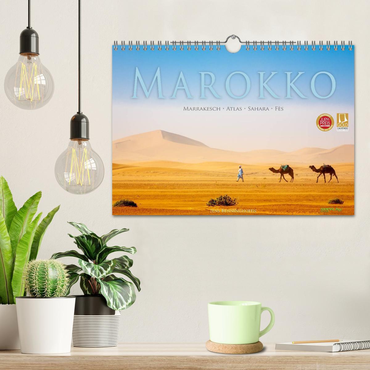 Bild: 9783435477913 | Marokko: Marrakesch, Atlas, Sahara, Fès (Wandkalender 2025 DIN A4...