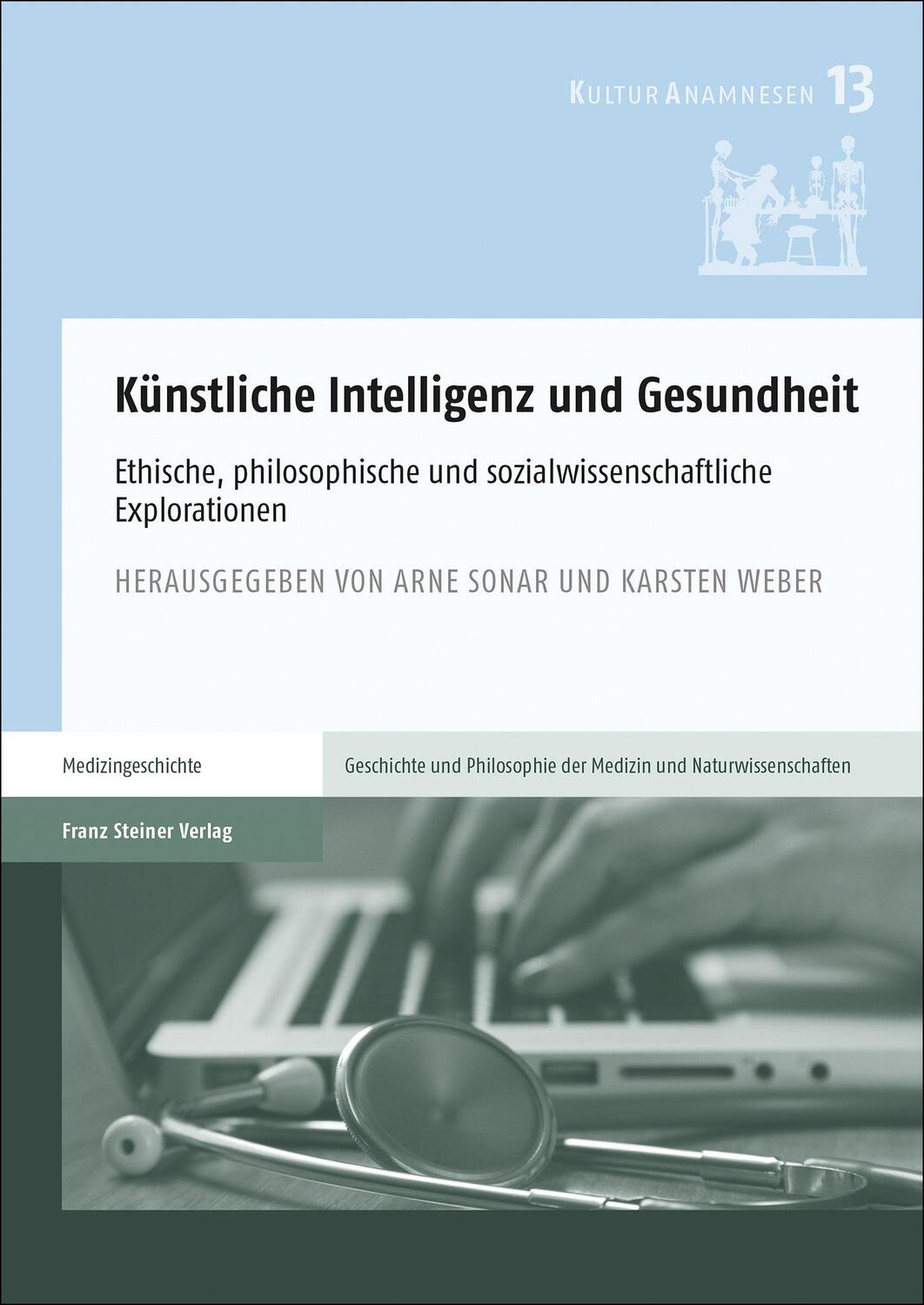 Cover: 9783515129688 | Künstliche Intelligenz und Gesundheit | Arne Sonar (u. a.) | Buch