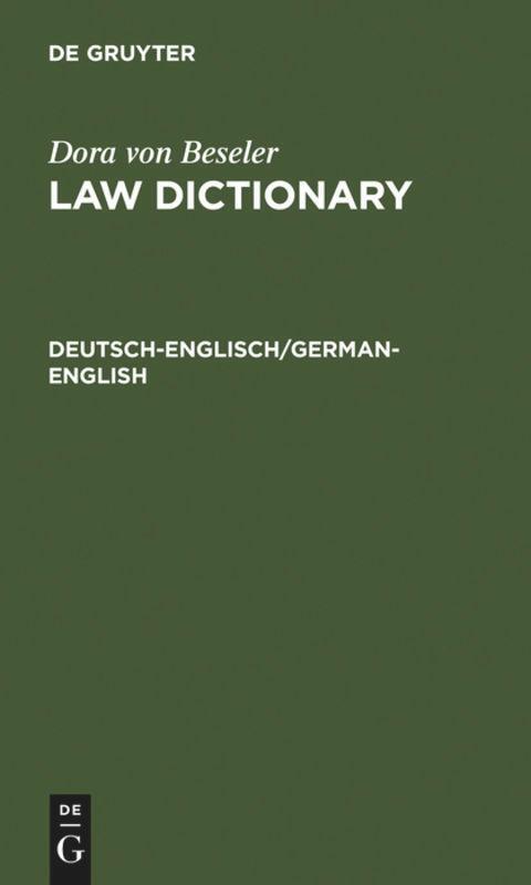 Cover: 9783111108001 | Deutsch-Englisch/German-English | Barbara Jacobs | Buch | 385 S.