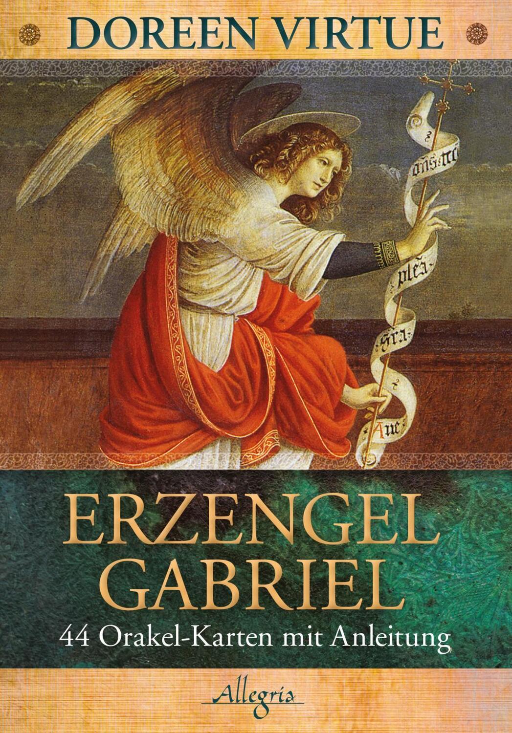 Cover: 9783793423126 | Erzengel Gabriel | 44 Orakel-Karten mit Anleitung | Doreen Virtue