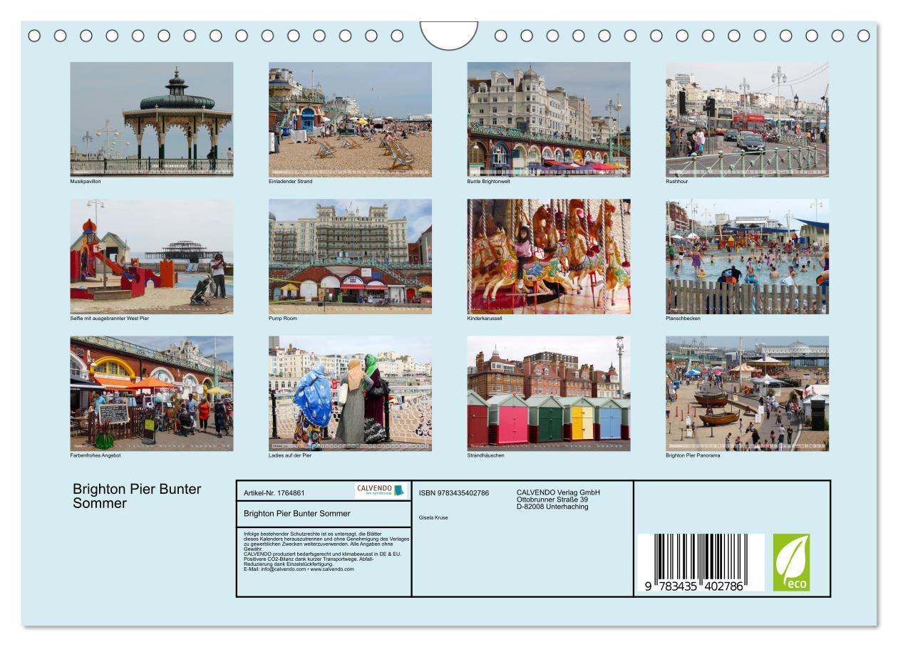 Bild: 9783435402786 | Brighton Pier Bunter Sommer (Wandkalender 2025 DIN A4 quer),...