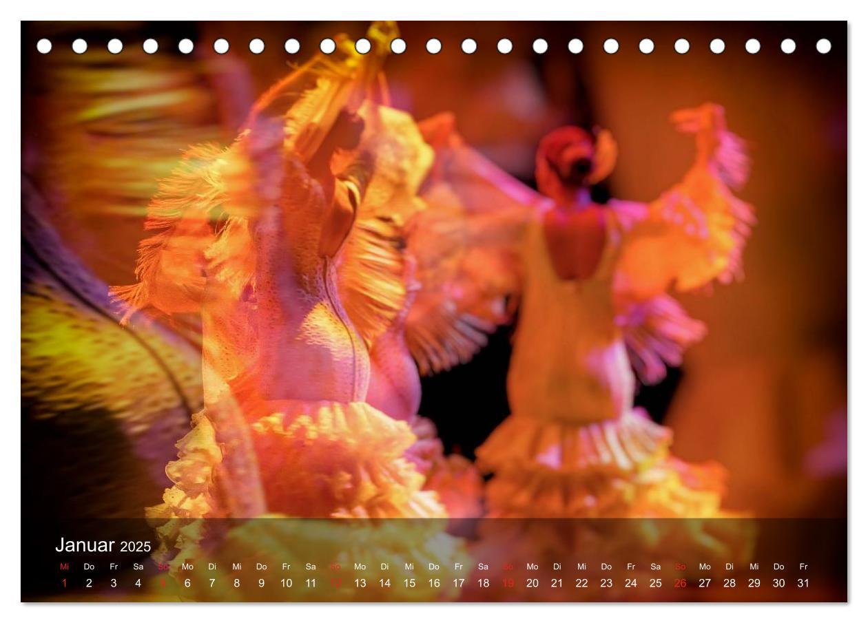 Bild: 9783435703050 | Flamenco - Tanz der Leidenschaft (Tischkalender 2025 DIN A5 quer),...