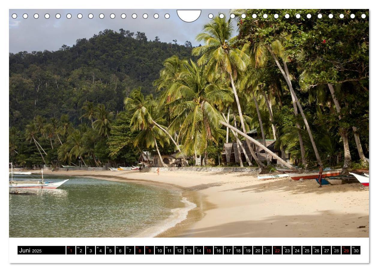 Bild: 9783435831470 | Palawan (Wandkalender 2025 DIN A4 quer), CALVENDO Monatskalender