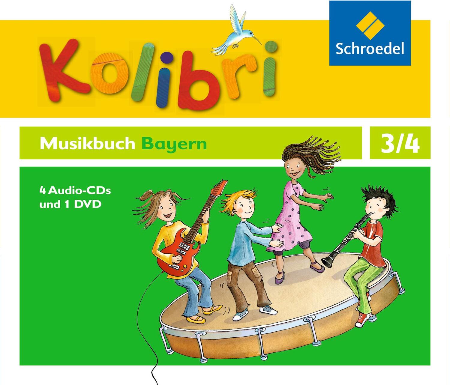 Cover: 9783507028852 | Kolibri: Das Musikbuch DVD und 4 CDs. Grundschulen. Bayern. | Kolibri