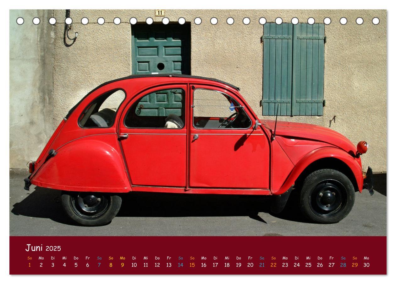 Bild: 9783383947582 | Citroen 2 CV Kult um die Ente (Tischkalender 2025 DIN A5 quer),...