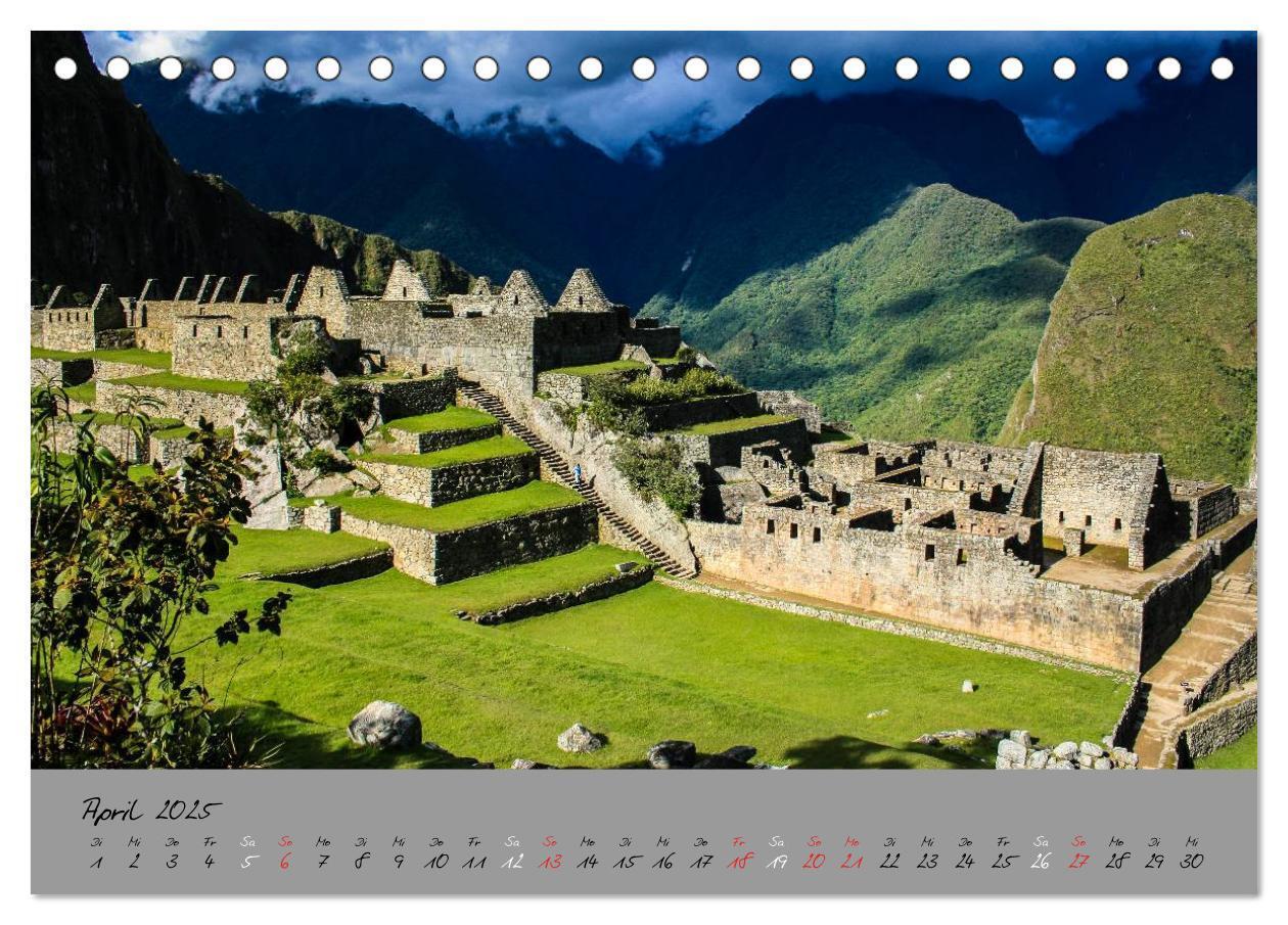 Bild: 9783435750122 | Peru 2025 (Tischkalender 2025 DIN A5 quer), CALVENDO Monatskalender