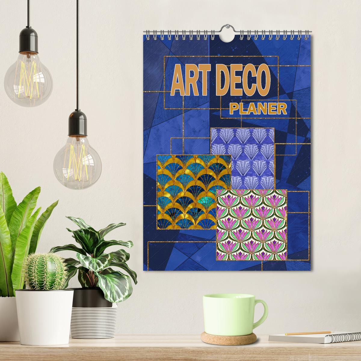 Bild: 9783435853809 | Art Deco Planer (Wandkalender 2025 DIN A4 hoch), CALVENDO...