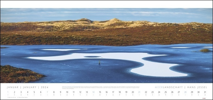 Bild: 9783964023056 | Meerlandschaft Panorama-Kalender 2024 von Hans Jessel. Großer...