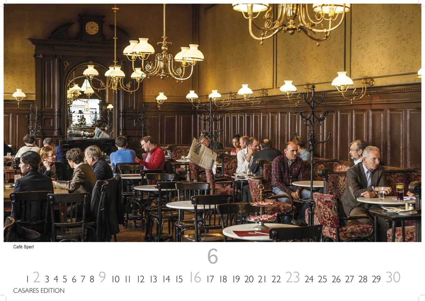 Bild: 9789918620012 | Wiener Caféhaus Kultur 2024 L 35x50cm | H.W. Schawe | Kalender | 14 S.