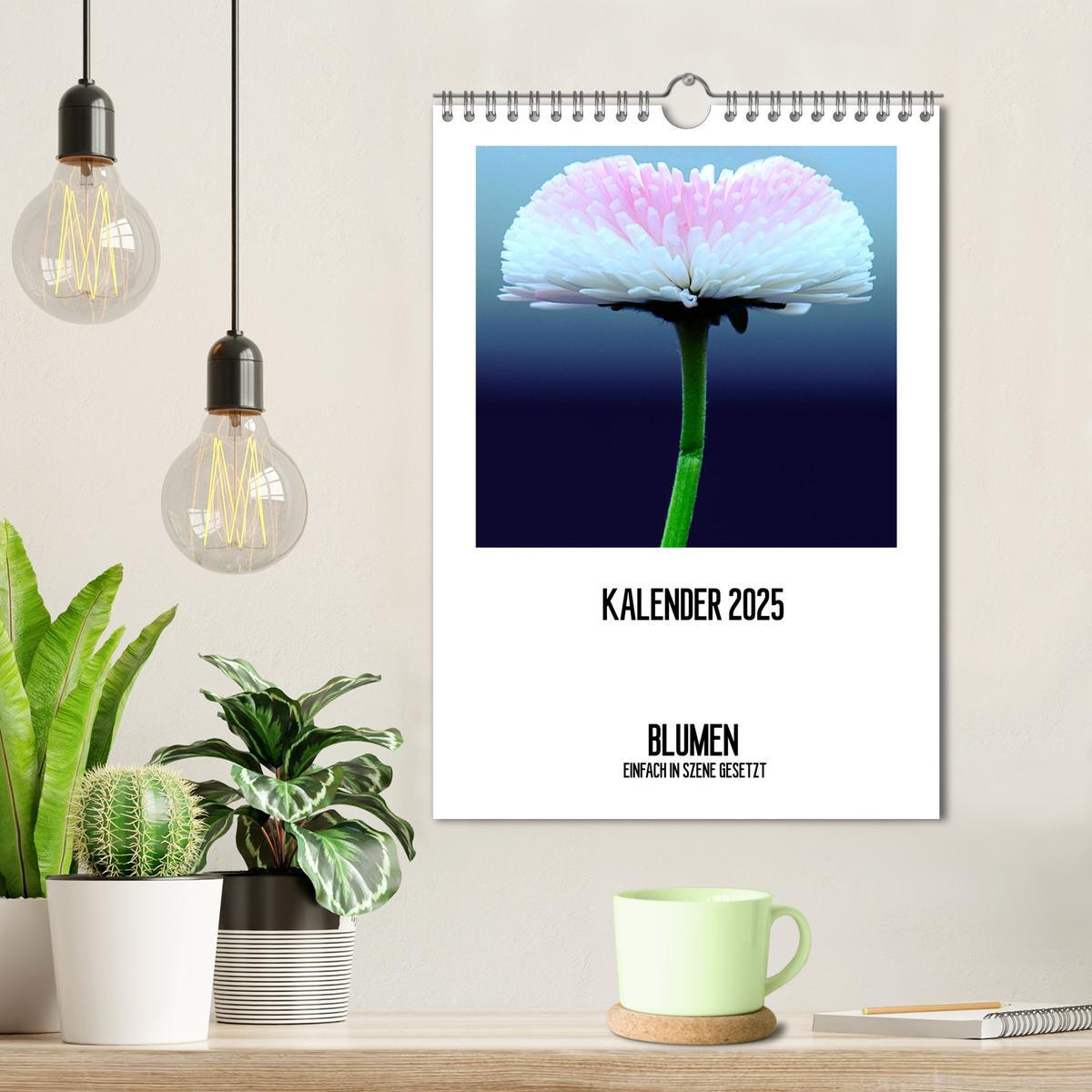 Bild: 9783457079928 | BLUMEN EINFACH IN SZENE GESETZT (Wandkalender 2025 DIN A4 hoch),...