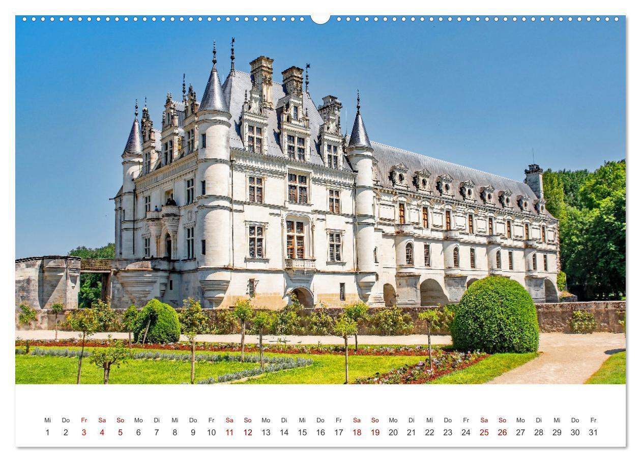 Bild: 9783383826559 | Schlösser der Loire (Wandkalender 2025 DIN A2 quer), CALVENDO...