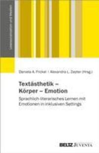 Cover: 9783779967705 | Textästhetik - Körper - Emotion | Daniela Frickel (u. a.) | Buch