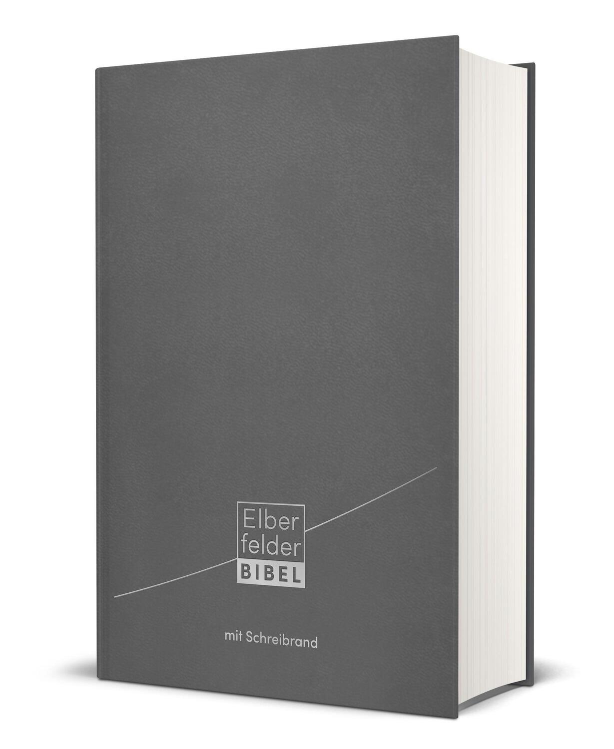 Cover: 9783863532765 | Elberfelder Bibel | mit Schreibrand, Leder | Buch | Buch | Deutsch