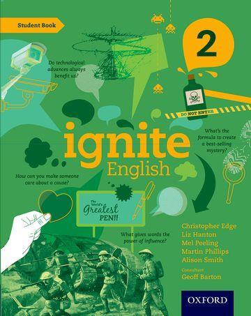 Cover: 9780198392439 | Edge, C: Ignite English: Student Book 2 | Ignite English | OUP Oxford
