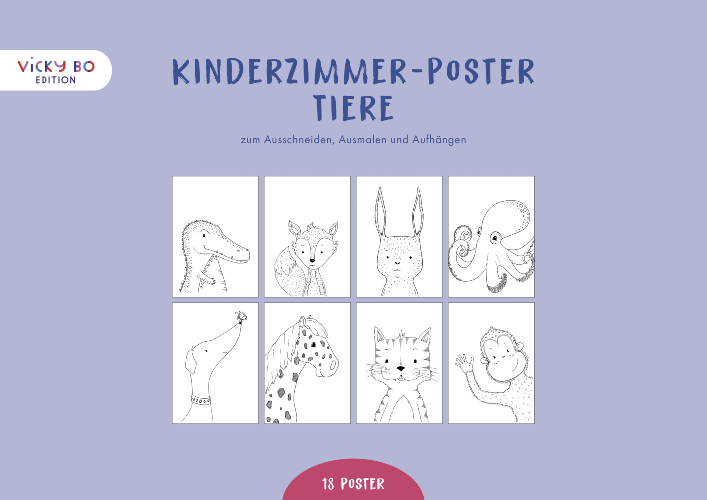 Cover: 9783944956886 | Kinderzimmer-Poster - Tiere | Alexandra Schönfeld (u. a.) | Broschüre