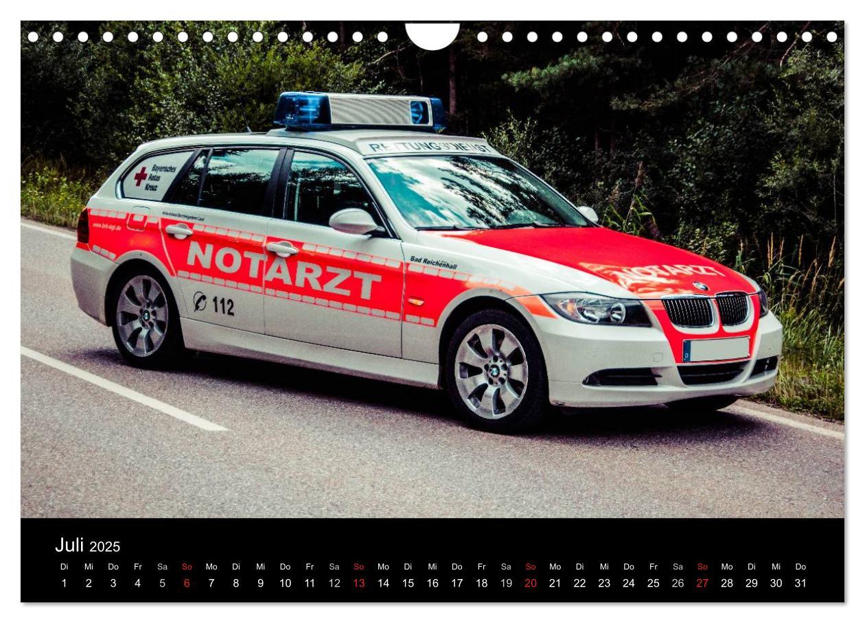 Bild: 9783435769377 | Einsatzfahrzeuge - Bayern (Wandkalender 2025 DIN A4 quer), CALVENDO...