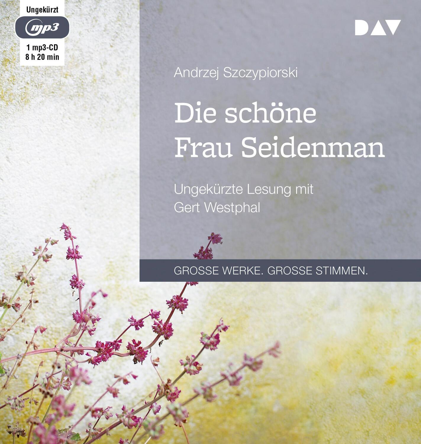 Cover: 9783742409119 | Die schöne Frau Seidenman | Ungekürzte Lesung mit Gert Westphal | MP3