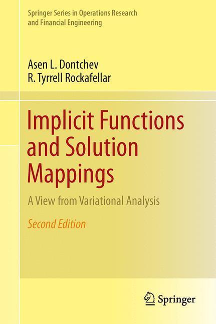 Cover: 9781493910366 | Implicit Functions and Solution Mappings | Rockafellar (u. a.) | Buch