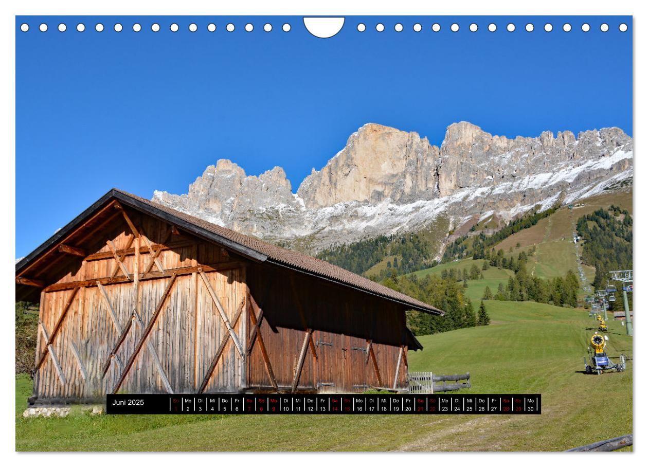 Bild: 9783435072392 | Dolomiten - Latemar und Rosengarten (Wandkalender 2025 DIN A4...