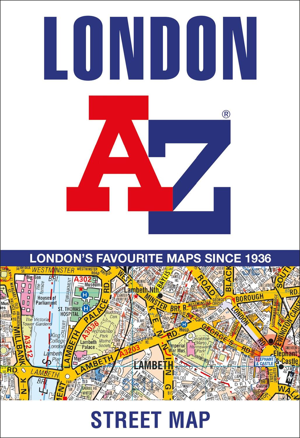 Cover: 9780008581787 | London A-Z Street Map | AâEUR"Z maps | (Land-)Karte | Karte/Landkarte