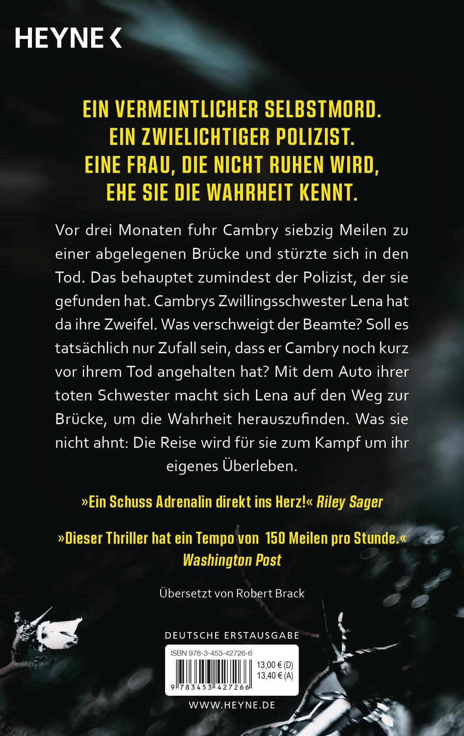 Bild: 9783453427266 | Die Brücke | Thriller | Taylor Adams | Taschenbuch | 416 S. | Deutsch