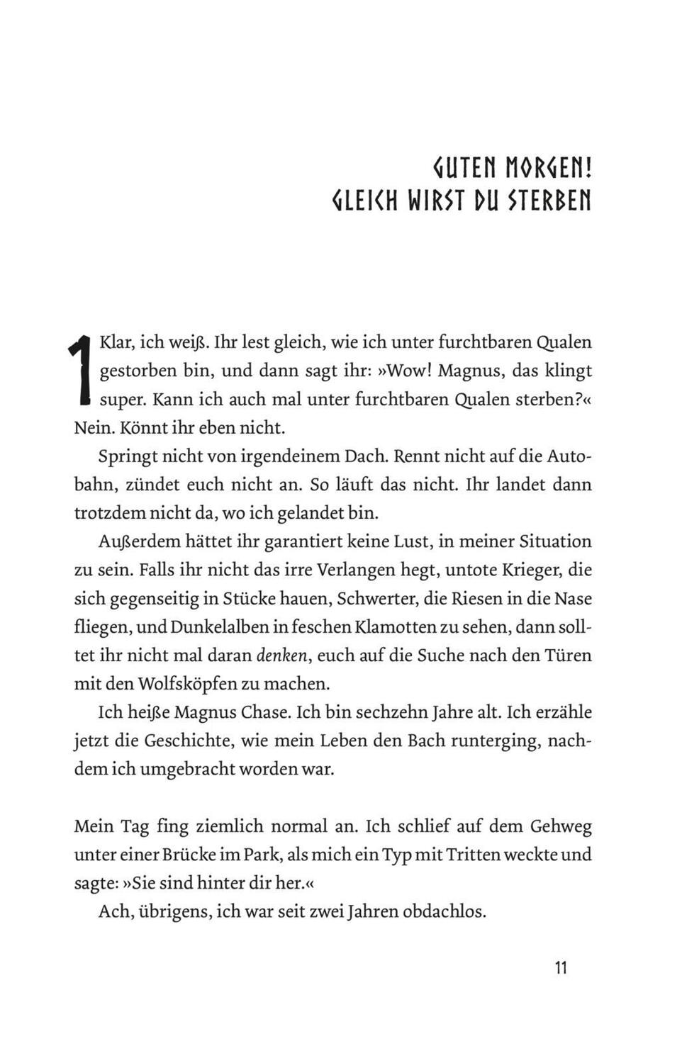 Bild: 9783551321923 | Magnus Chase 1: Das Schwert des Sommers | Rick Riordan | Taschenbuch