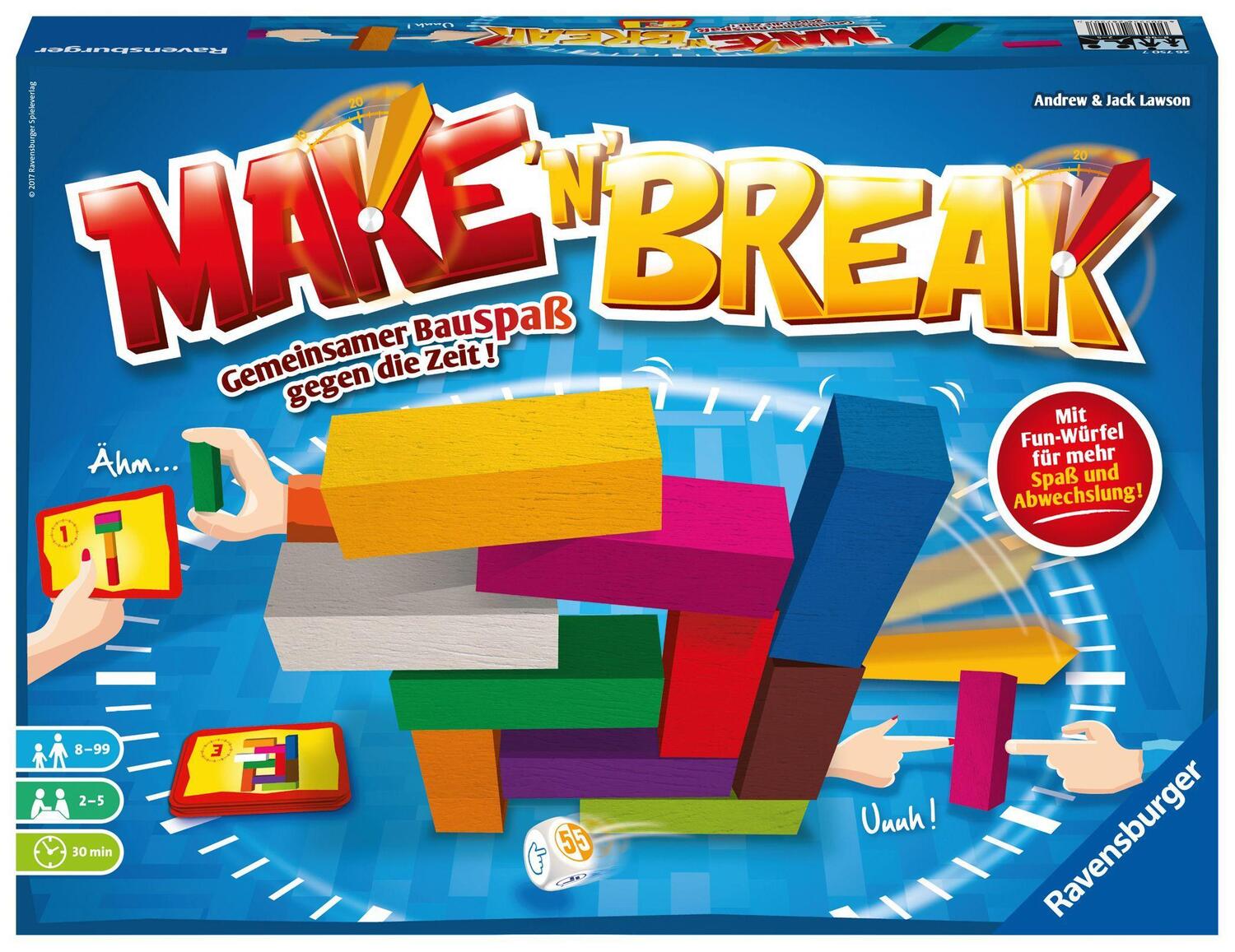 Cover: 4005556267507 | Make 'n' Break | Gemeinsamer Bauspaß gegen die Zeit! | Spiel | Deutsch