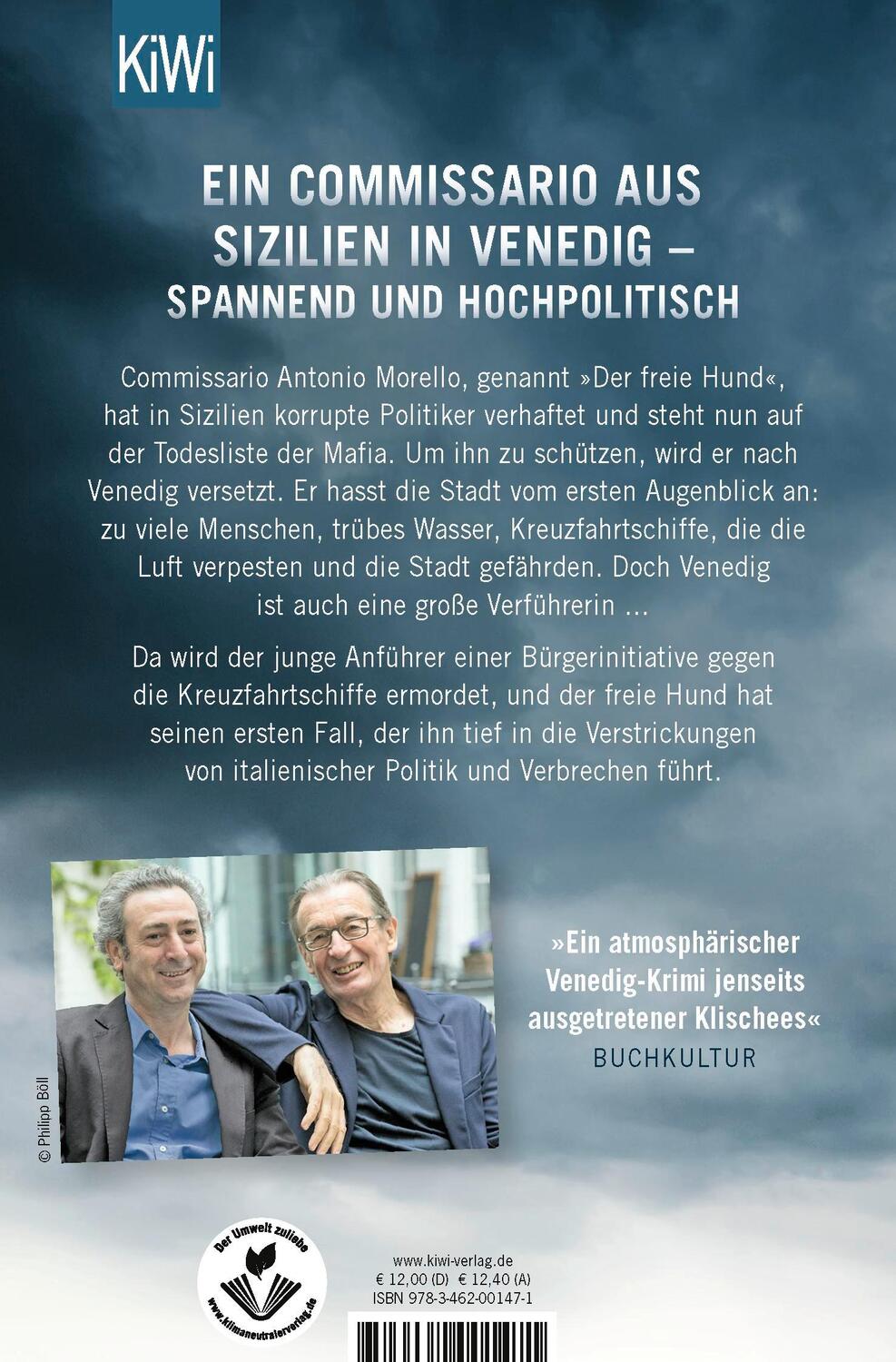 Rückseite: 9783462001471 | Der freie Hund | Commissario Morello ermittelt in Venedig | Buch