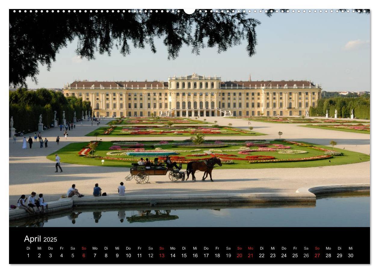 Bild: 9783435828876 | Wien (Wandkalender 2025 DIN A2 quer), CALVENDO Monatskalender | Strutz