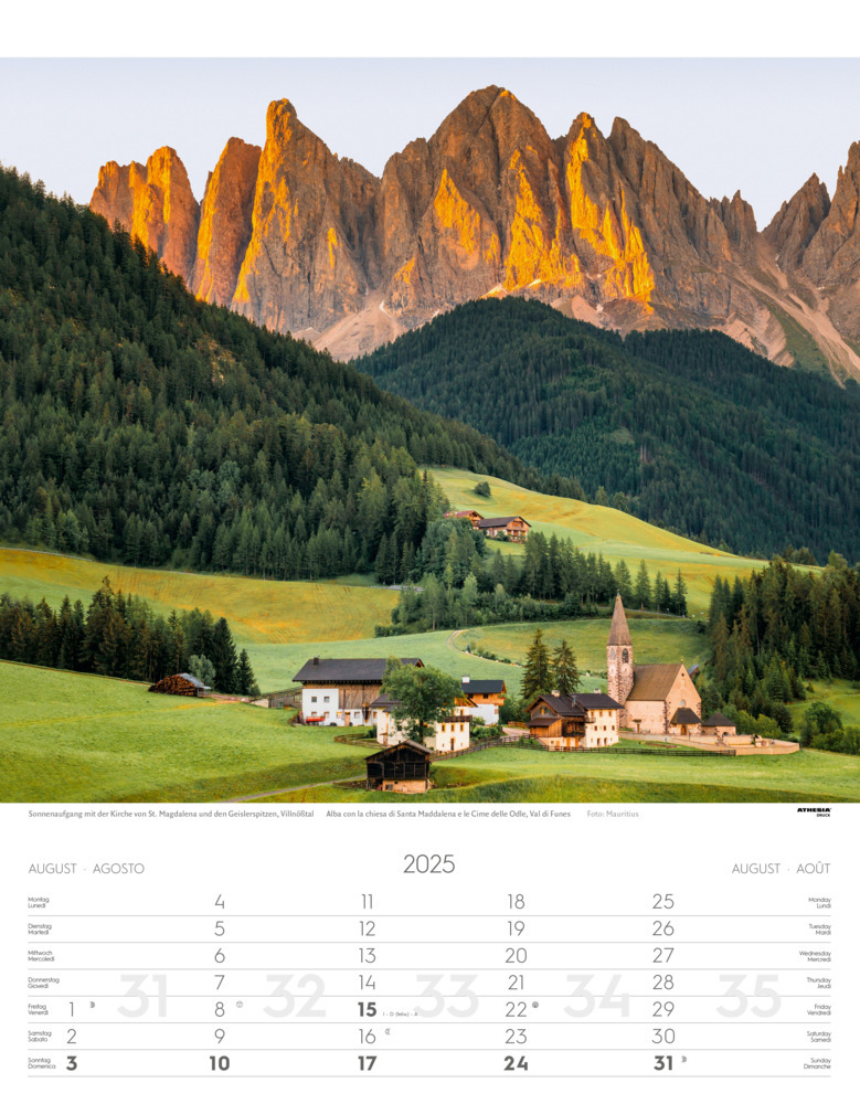 Bild: 9788868397401 | Südtirol Kalender 2025 | Alto Adige - South Tyrol | Verlag | Kalender