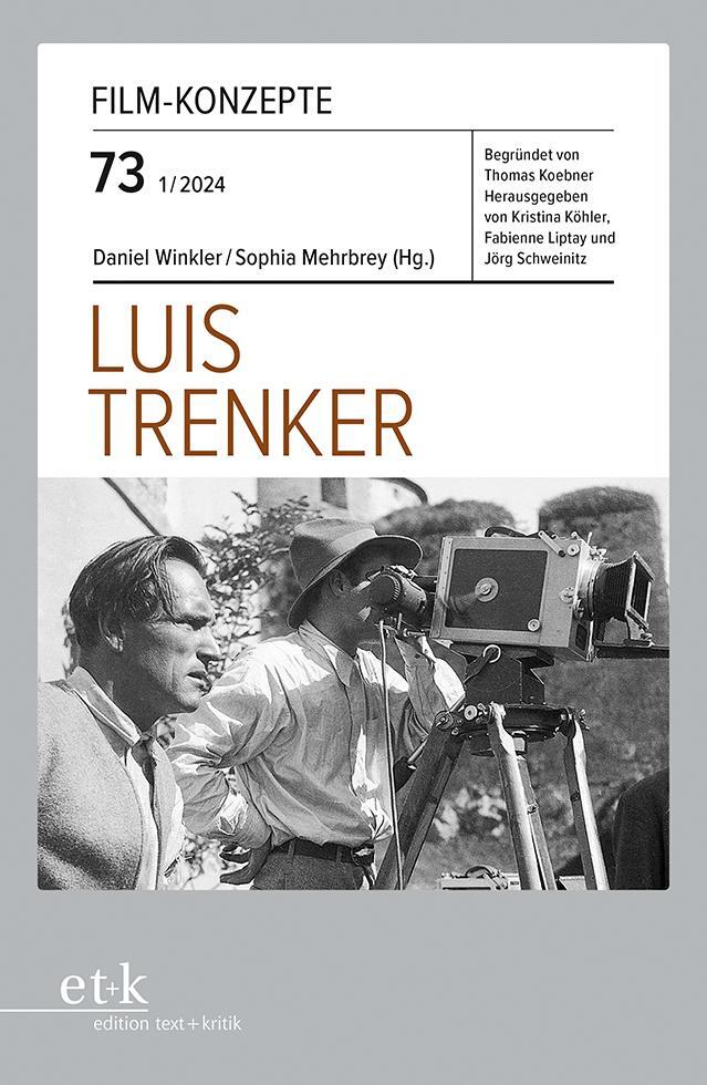 Cover: 9783967079487 | Luis Trenker | Film-Konzepte 73 | Kristina Köhler | Taschenbuch | 2024