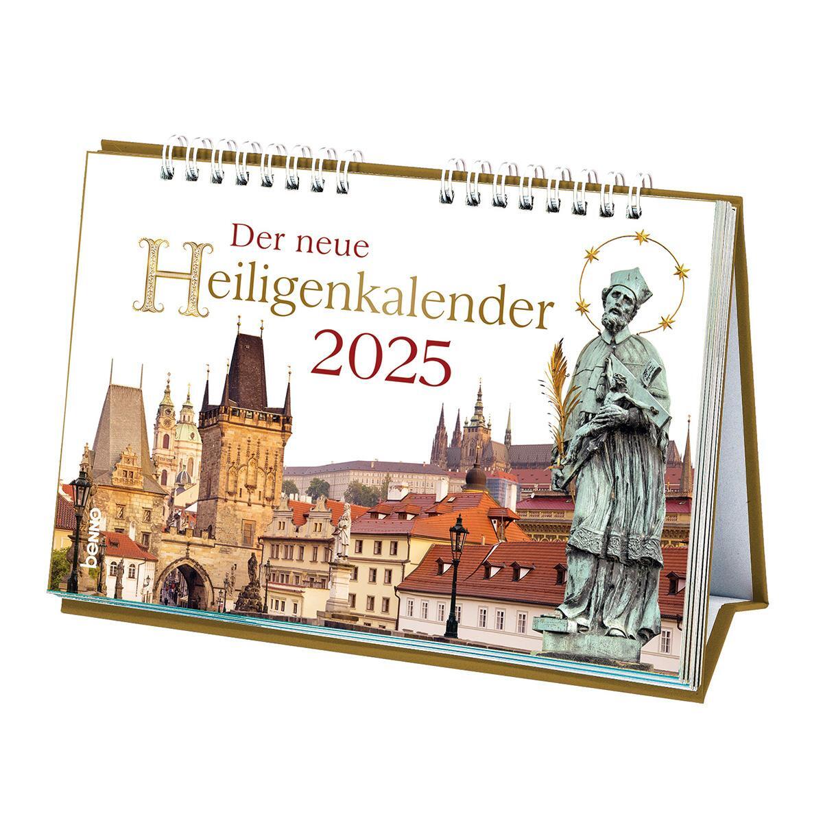 Cover: 9783746264851 | Der neue Heiligenkalender 2025 | Kalender | Spiralbindung | 56 S.