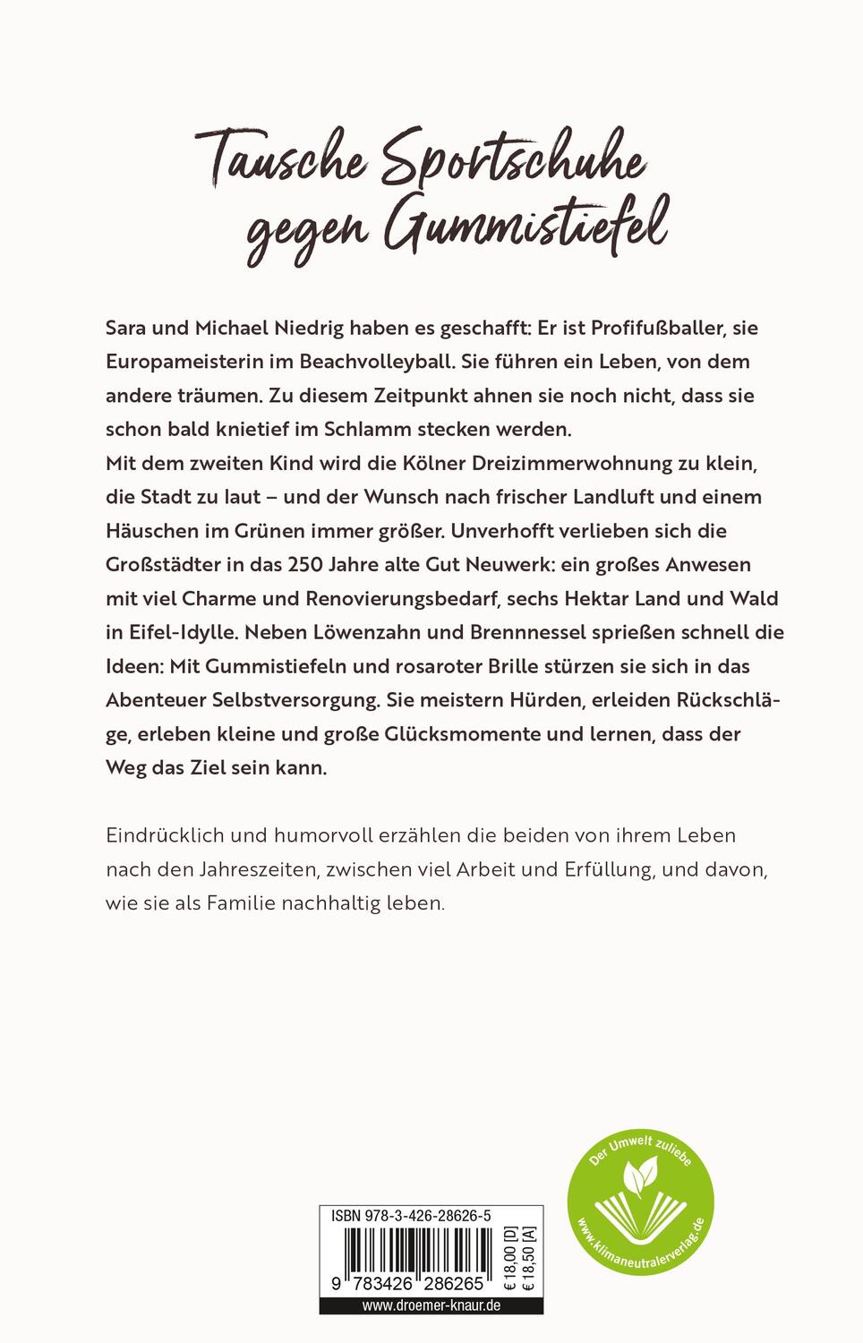 Rückseite: 9783426286265 | Auf Gut Glück | Michael Niedrig (u. a.) | Taschenbuch | 200 S. | 2023