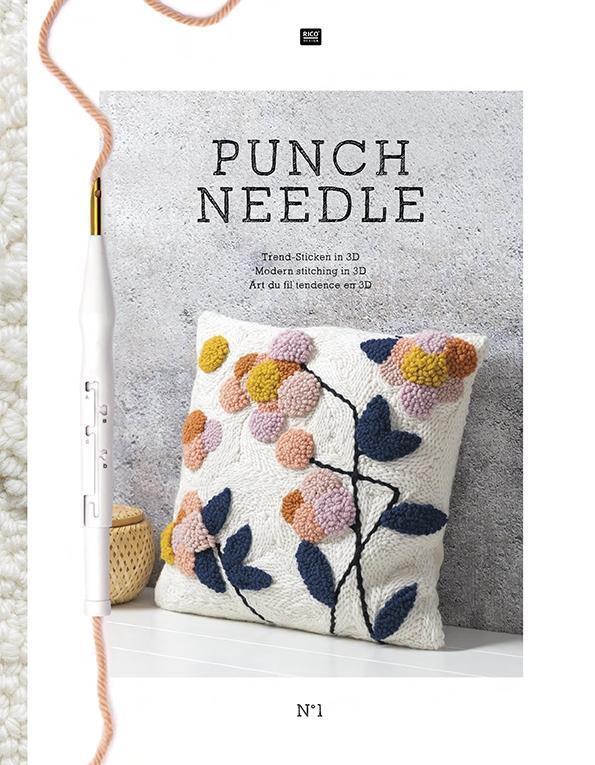 Cover: 9783960161882 | Punch Needle | Trend-Sticken in 3 D | Rico Design GmbH & Co. KG | Buch