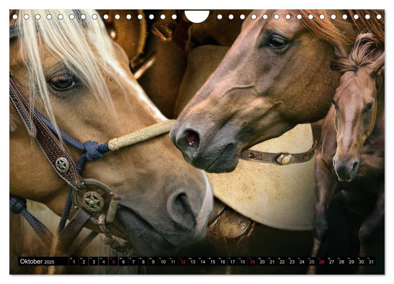 Bild: 9783435490431 | Western und Pferde (Wandkalender 2025 DIN A4 quer), CALVENDO...