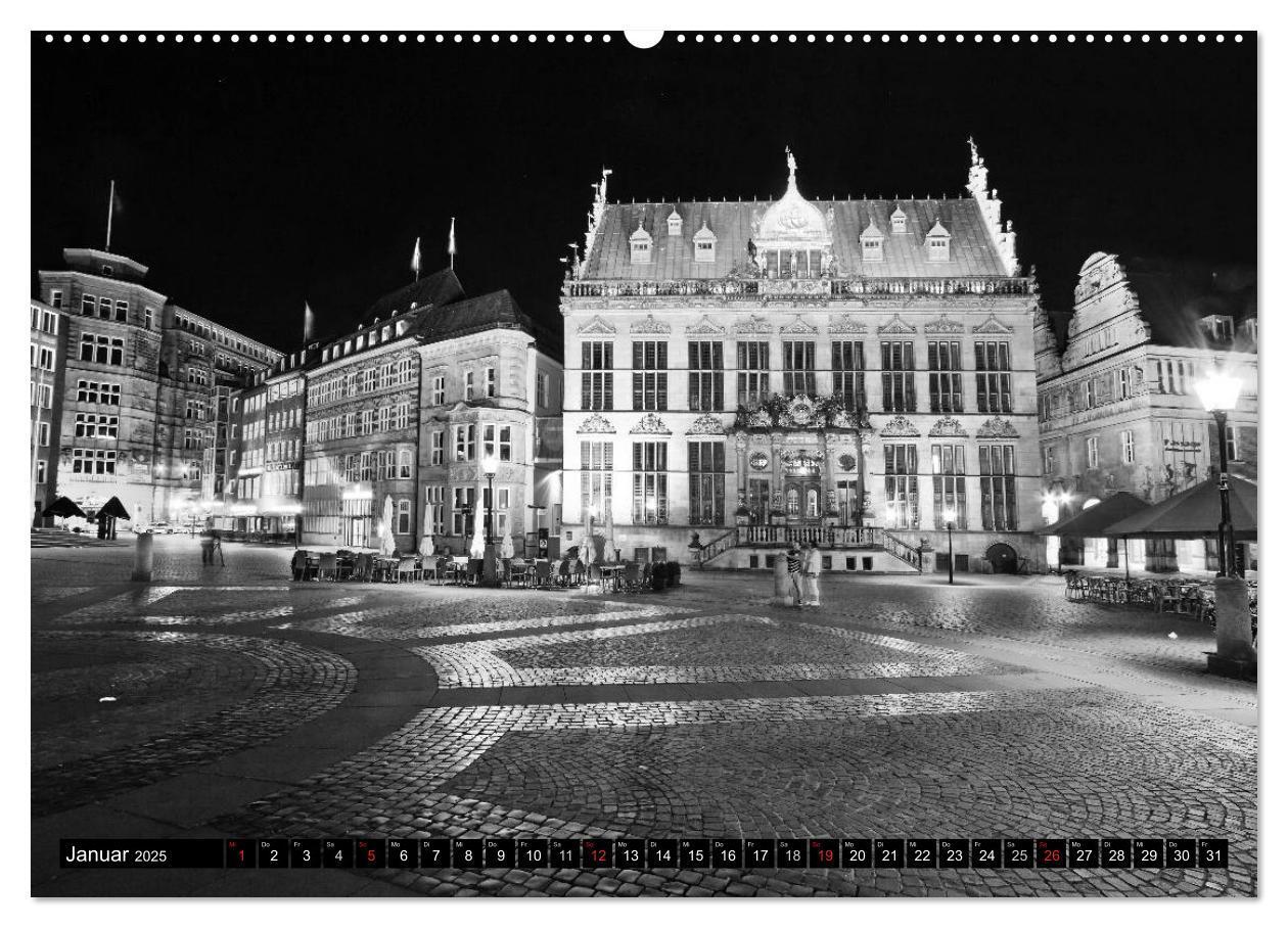 Bild: 9783435587971 | Historisches Bremen (Wandkalender 2025 DIN A2 quer), CALVENDO...