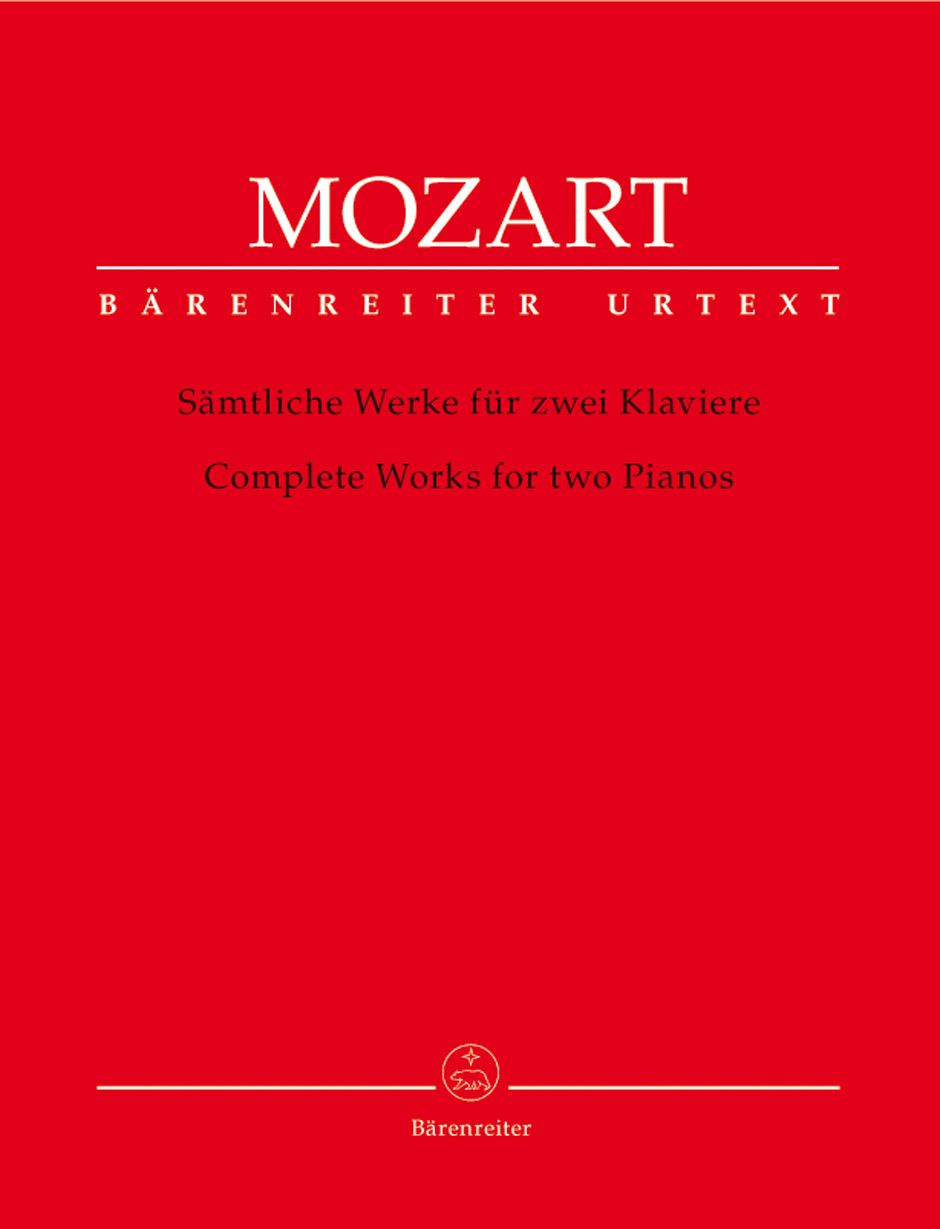Cover: 9790006527687 | Sämtliche Werke für zwei Klaviere | Bärenreiter Urtext | Mozart | Buch