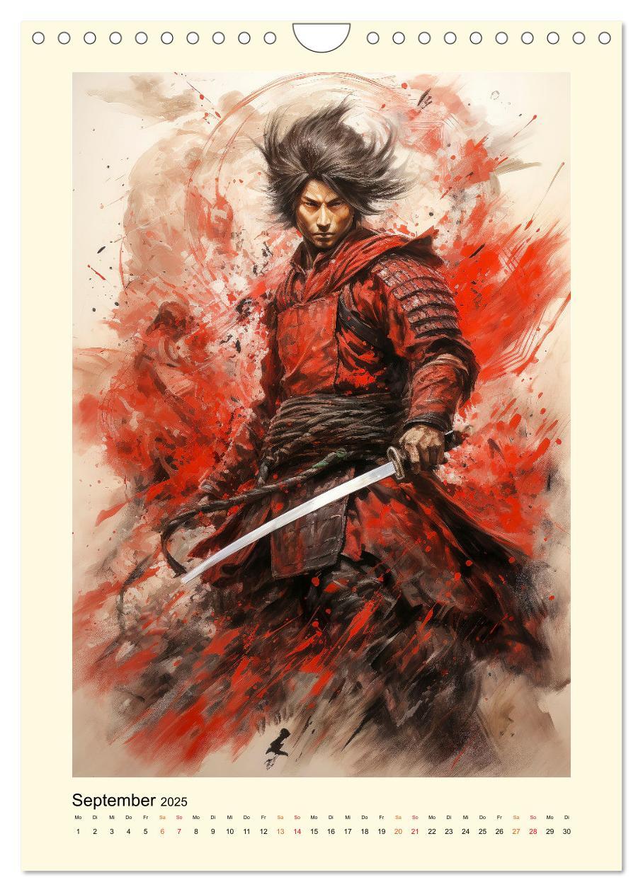 Bild: 9783435844326 | Samurai Helden (Wandkalender 2025 DIN A4 hoch), CALVENDO...