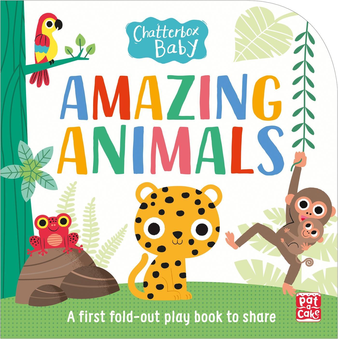Cover: 9781526381361 | Chatterbox Baby: Amazing Animals | Fold-out tummy time book | Buch